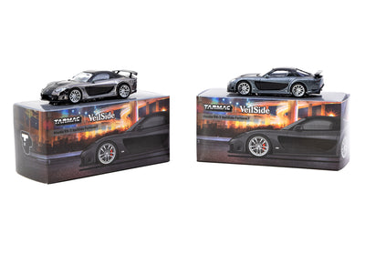 1/64 Mazda RX-7 VeilSide Fortune7 Grey Metallic / Black - Tarmac Works GLOBAL64