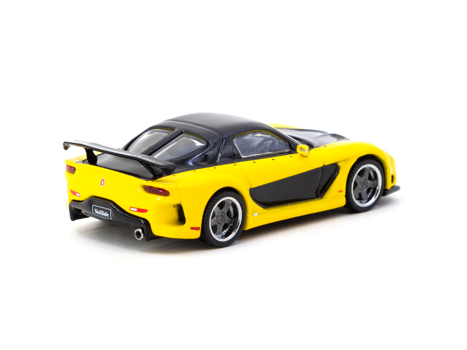 1/64 Mazda RX-7 VeilSide Fortune7 Yellow / Black - Tarmac Works GLOBAL