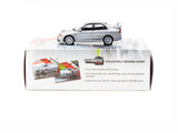 Tarmac Works 1/64 Mitsubishi Lancer GSR Evolution IV Silver with Tarmac Cards - GLOBAL64
