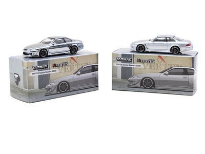 1/64 VERTEX Toyota Soarer JZZ30 Silver Special Edition - Tarmac Works GLOBAL64