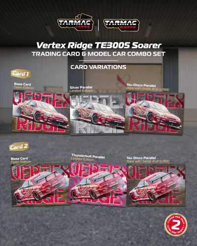 1/64 Vertex Ridge TE3005 Soarer with Tarmac Cards - GLOBAL64