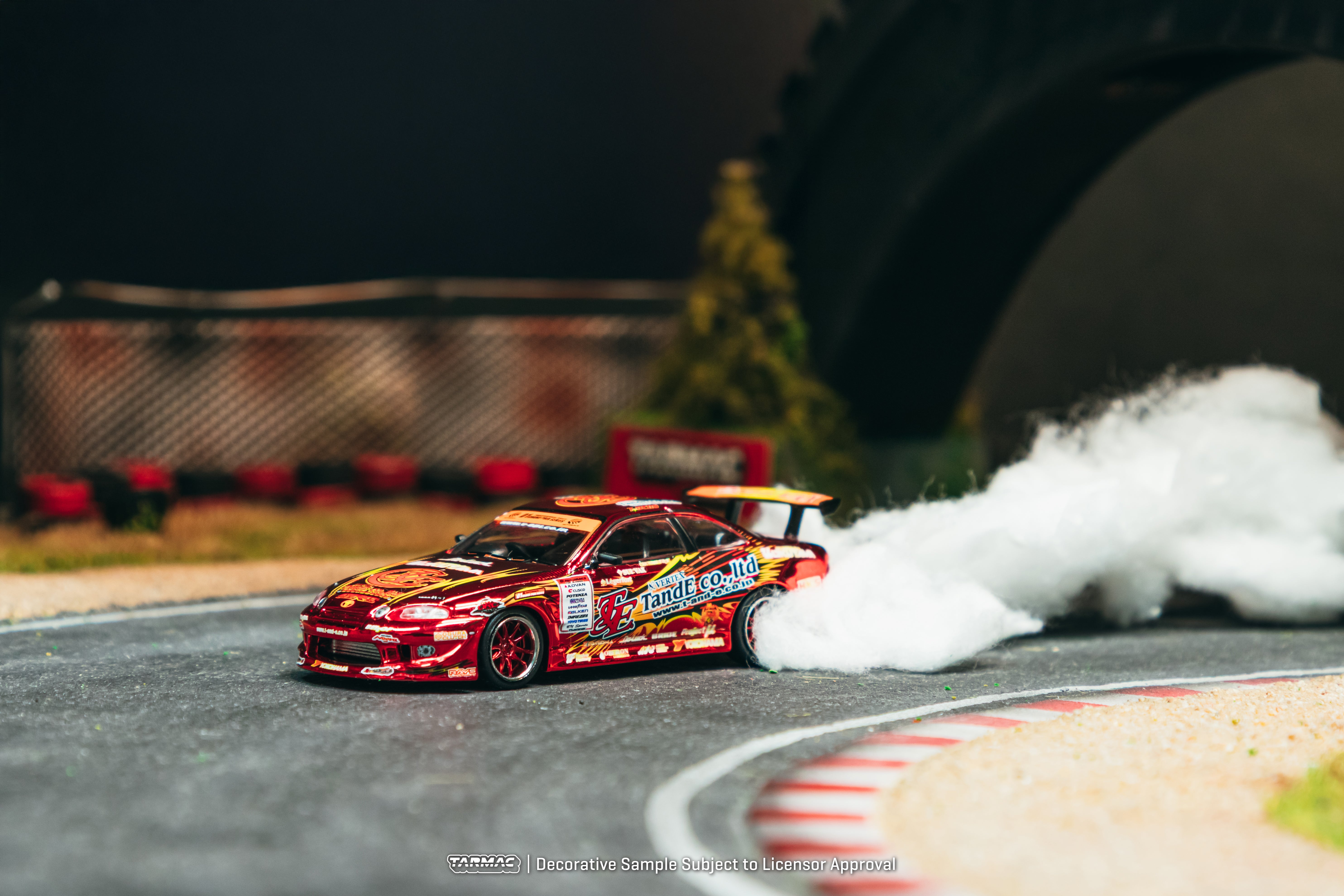 【アートシリーズ】[USDMカー】 1/64 VERTEX Ridge TE3006 Soarer Chrome Red - Tokyo Auto Salon 2026