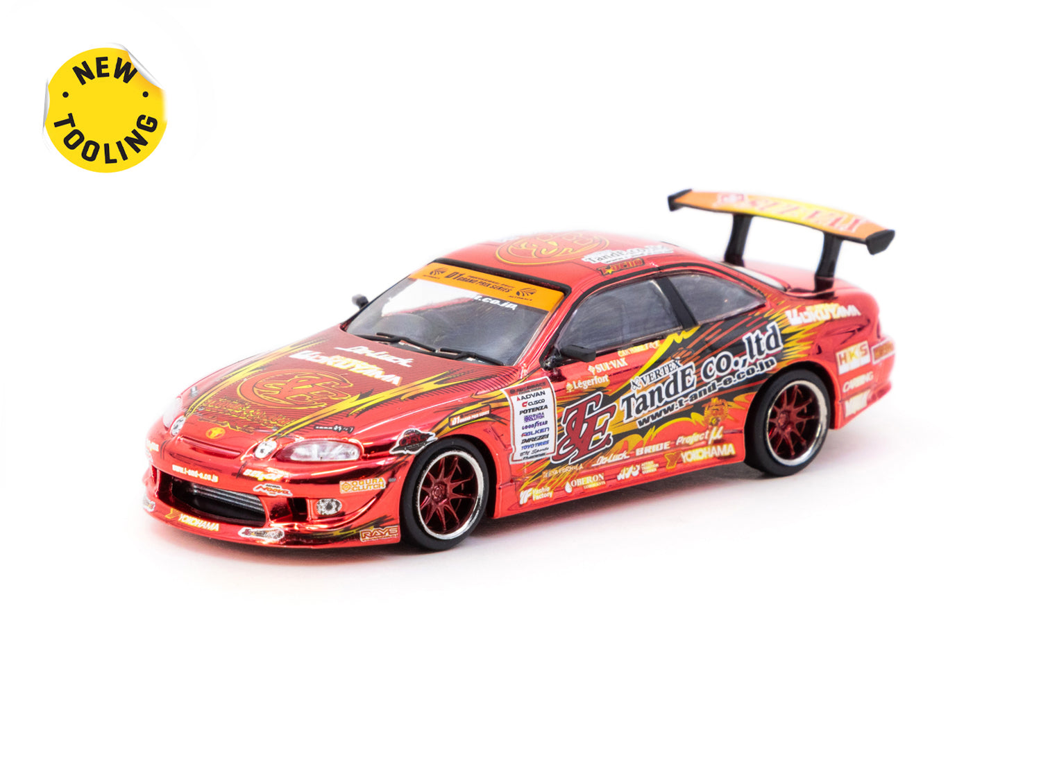1/64 VERTEX Ridge TE3006 Soarer Chrome Red - Tokyo Auto Salon 2026