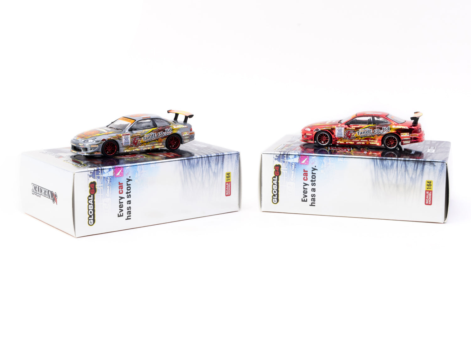 1/64 VERTEX Ridge TE3006 Soarer Chrome Red - Tokyo Auto Salon 2026