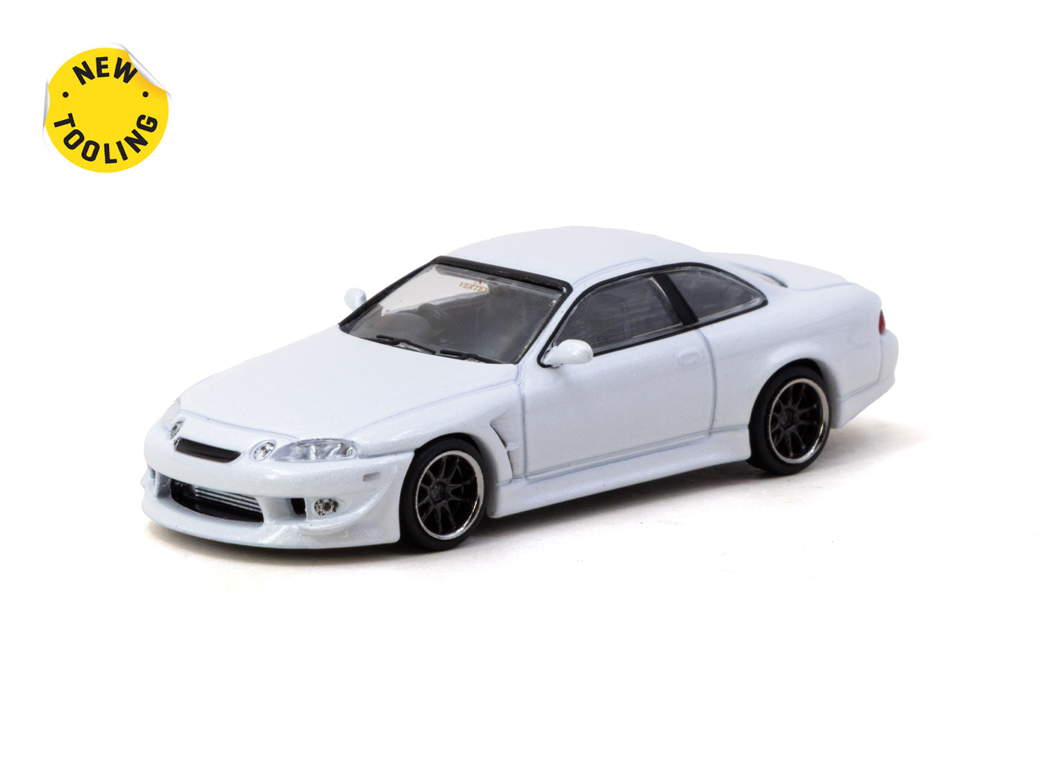 1/64 改 トヨタソアラー Vertex 帝王ウイング 関村 1/64 VERTEX Toyota Soarer JZZ30 White - Tarmac Works GLOBAL64