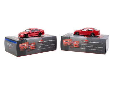 1/64 VERTEX Toyota Aristo JZS161 Red with Tarmac Cards - Tarmac Works GLOBAL64