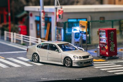 1/64 VERTEX Toyota Aristo JZS161 Silver - Tarmac Works GLOBAL64