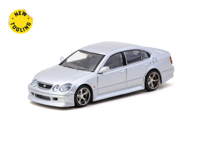 1/64 VERTEX Toyota Aristo JZS161 Silver - Tarmac Works GLOBAL64