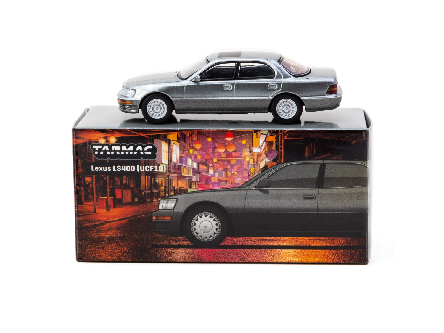 1/64 Lexus LS400 Flint Grey - Tarmac Works GLOBAL64