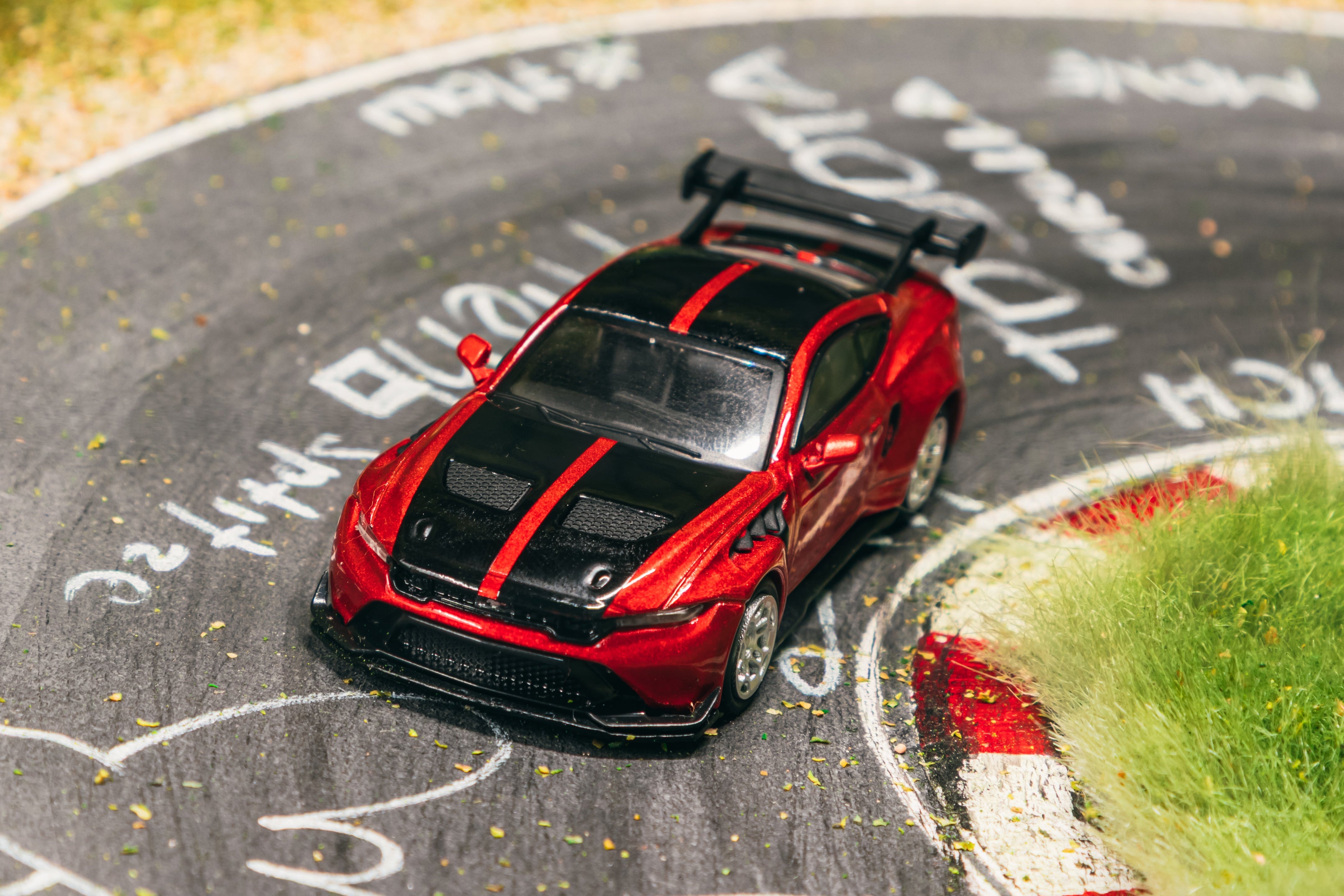 1/64 Ford Mustang GTD Red - Tarmac Works GLOBAL64