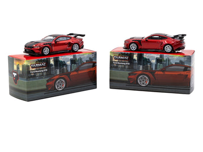 1/64 Ford Mustang GTD Red - Tarmac Works GLOBAL64
