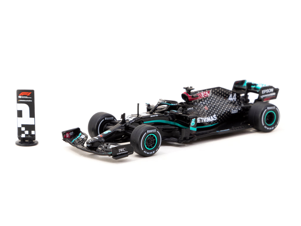 Tarmac Works 1/64 Mercedes-AMG F1 W11 EQ Performance British Grand Prix 2020 Winner Lewis Hamilton #44 - GLOBAL64