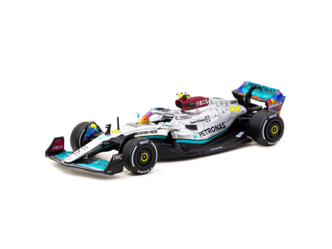 Tarmac Works X iXO Models  1/64 Mercedes-AMG F1 W13 E Performance Miami Grand Prix 2022 #44 Lewis Hamilton- GLOBAL64