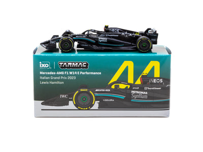 1/64 Mercedes-AMG F1 W14 E Performance Italian Grand Prix 2023 #44 Lewis Hamilton - Tarmac Works x iXO Models GLOBAL64