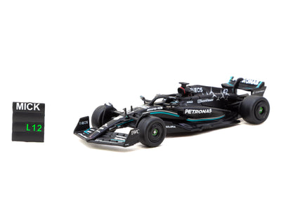 1/64 Mercedes-AMG F1 W14 E Performance Spanish Grand Prix Tyre Testing 2023 #47 Mick Schumacher - Tarmac Works X iXO Models GLOBAL64