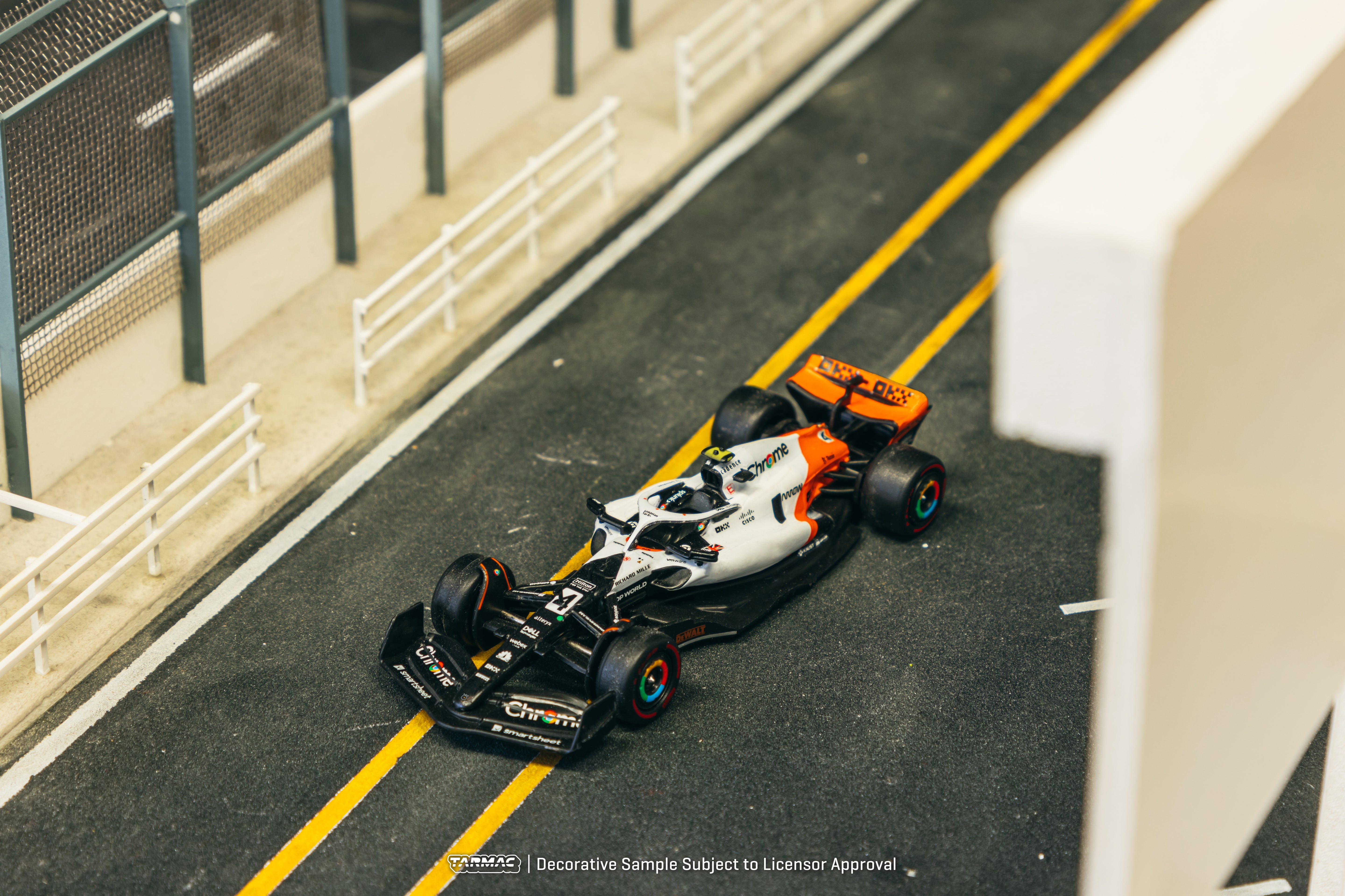 1/64 McLaren MCL60 Spanish Grand Prix 2023 Qualifying#4 Lando Norris  - Tarmac Works X iXO Models GLOBAL64