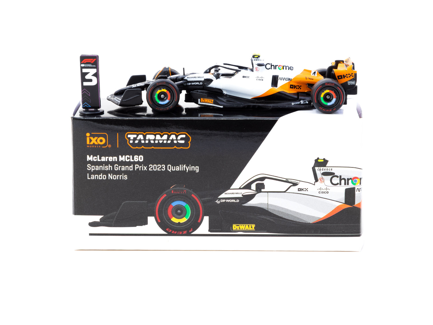 1/64 McLaren MCL60 Spanish Grand Prix 2023 Qualifying#4 Lando