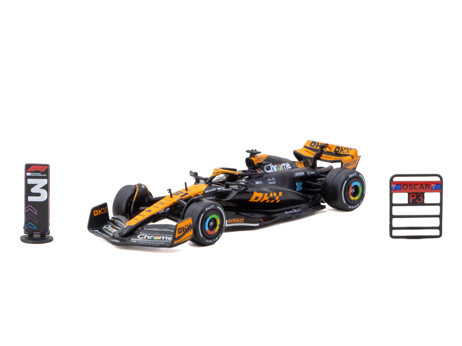 1/64 McLaren MCL60 Japanese Grand Prix 2023 #81 Oscar Piastri - Tarmac Works x iXO Models GLOBAL64