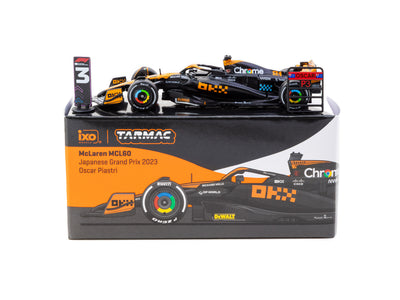 1/64 McLaren MCL60 Japanese Grand Prix 2023 #81 Oscar Piastri - Tarmac Works x iXO Models GLOBAL64
