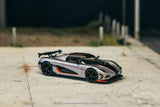 Tarmac Works 1/64 Koenigsegg Agera RS Moon Silver / Black - GLOBAL64