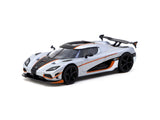 Tarmac Works 1/64 Koenigsegg Agera RS Moon Silver / Black - GLOBAL64