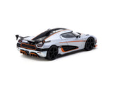 Tarmac Works 1/64 Koenigsegg Agera RS Moon Silver / Black - GLOBAL64
