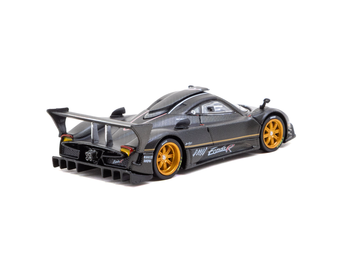 1/64 Pagani Zonda R Matte Exposed Carbon Fiber - Tarmac Works GLOBAL64