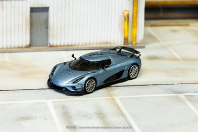 1/64 Koenigsegg Regera Light Blue Metallic - Tarmac Works GLOBAL64