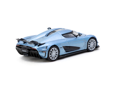 1/64 Koenigsegg Regera Light Blue Metallic - Tarmac Works GLOBAL64
