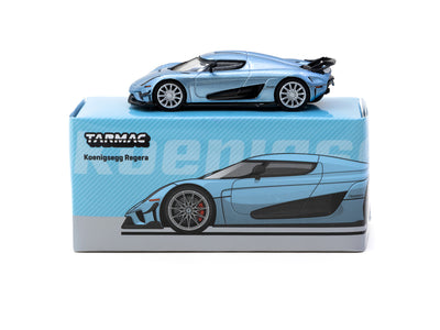 1/64 Koenigsegg Regera Light Blue Metallic - Tarmac Works GLOBAL64