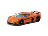 Tarmac Works 1/64 Koenigsegg Regera Orange Metallic / Black Stripes - GLOBAL64