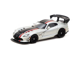 Tarmac Works 1/64 Dodge Viper ACR Extreme Silver Metallic  - GLOBAL64