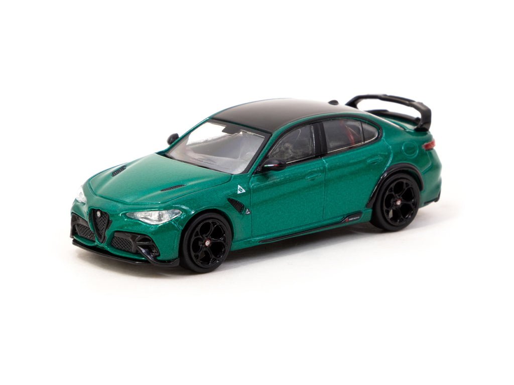 Tarmac Works 1/64 Alfa Romeo Giulia GTAm Green Metallic - GLOBAL64