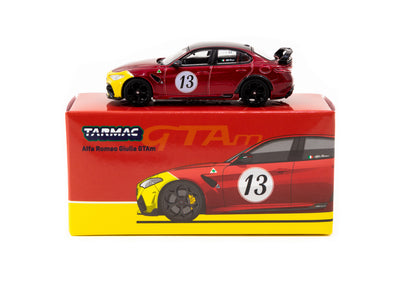 1/64 Alfa Romeo Giulia GTAm Red/Yellow -Tarmac Works  GLOBAL64
