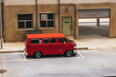 1/64 Dodge Van Red - Tarmac Works GLOBAL64