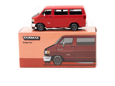 1/64 Dodge Van Red - Tarmac Works GLOBAL64