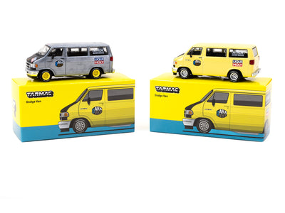 1/64 Dodge Van Yellow - Tarmac Works GLOBAL64