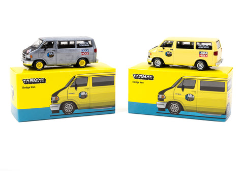 Tarmac Works 1/64 Dodge Van Red-GLOBAL64
