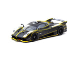 Tarmac Works 1/64 Pagani Huayra R Matt Black / Silver - GLOBAL64