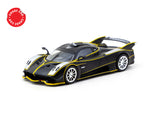 Tarmac Works 1/64 Pagani Huayra R Matt Black / Silver - GLOBAL64