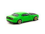 Tarmac Works 1/64 LB-WORKS Dodge Challenger SRT Hellcat Green Metallic - GLOBAL64