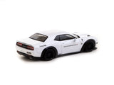 Tarmac Works 1/64 LB-WORKS Dodge Challenger SRT Hellcat White - Lamley Special Edition - GLOBAL64