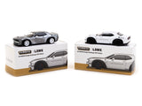 Tarmac Works 1/64 LB-WORKS Dodge Challenger SRT Hellcat White - Lamley Special Edition - GLOBAL64