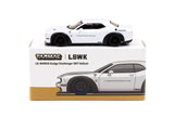 Tarmac Works 1/64 LB-WORKS Dodge Challenger SRT Hellcat White - Lamley Special Edition - GLOBAL64