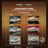 Tarmac Works 1/64 Koenigsegg CC850 White with Tarmac Cards Combo Set - GLOBAL64