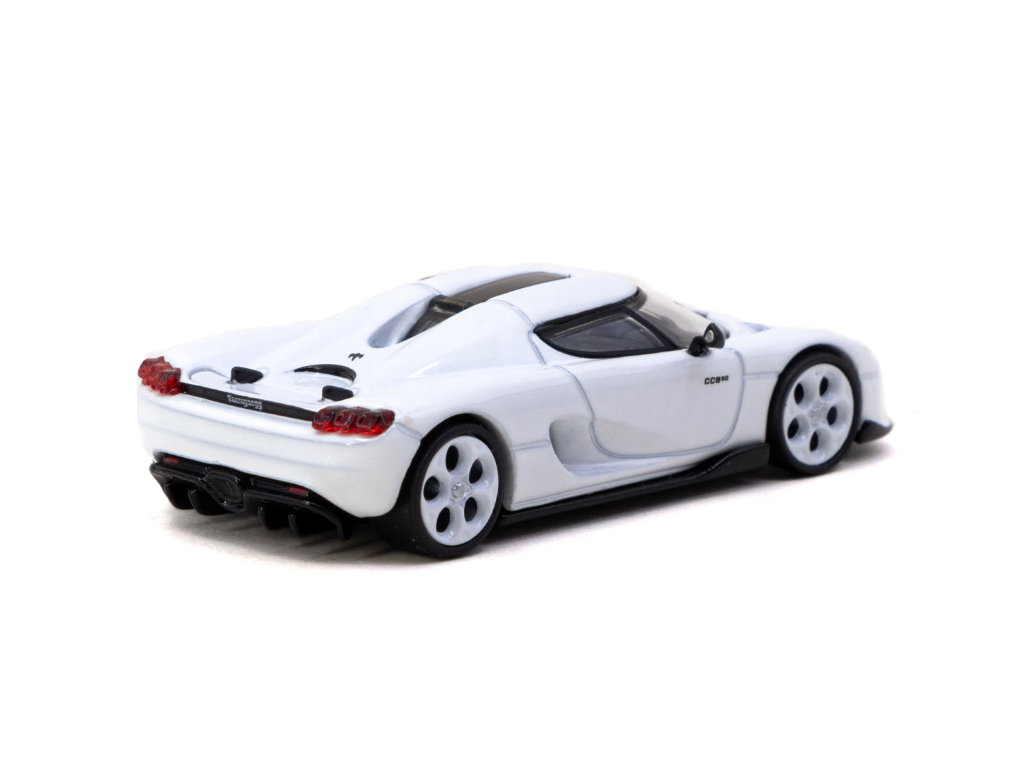 1/64 Koenigsegg CC850 White with Tarmac Cards Combo Set - Tarmac Works