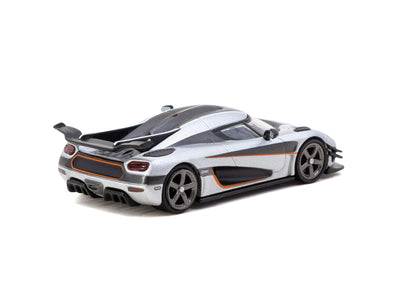 1/64 Koenigsegg One:1 Silver - Tarmac Works GLOBAL64