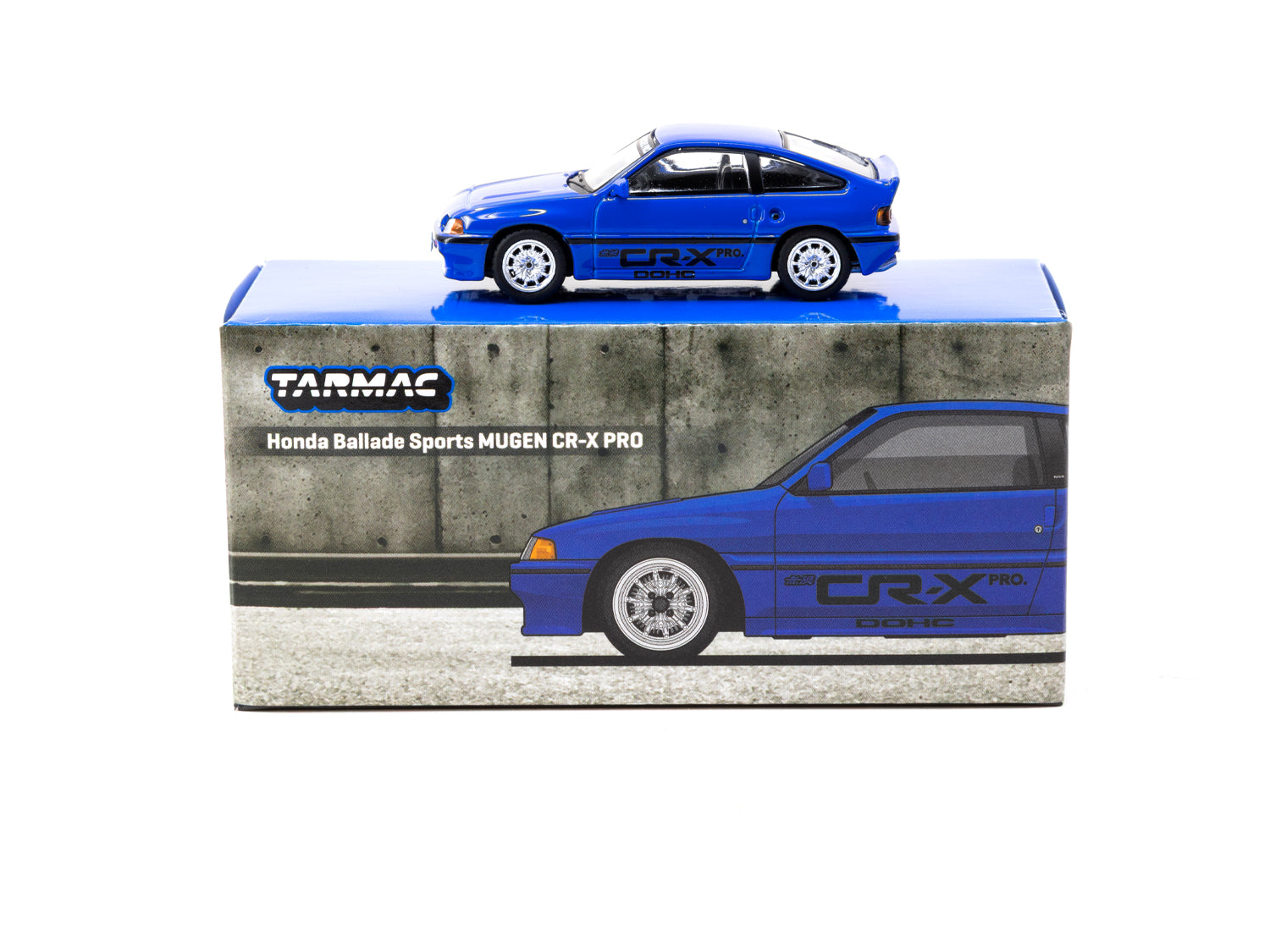 1/64 Honda Ballade Sports MUGEN CR-X PRO Blue - Tarmac Works GLOBAL64