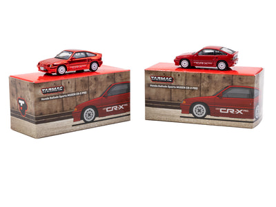 1/64 Honda Ballade Sports MUGEN CR-X PRO Red - Tarmac Works GLOBAL64