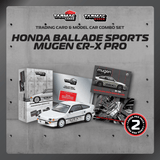 Tarmac Works 1/64 HONDA Ballade Sports MUGEN CR-X PRO Silver with Tarmac Cards - GLOBAL64